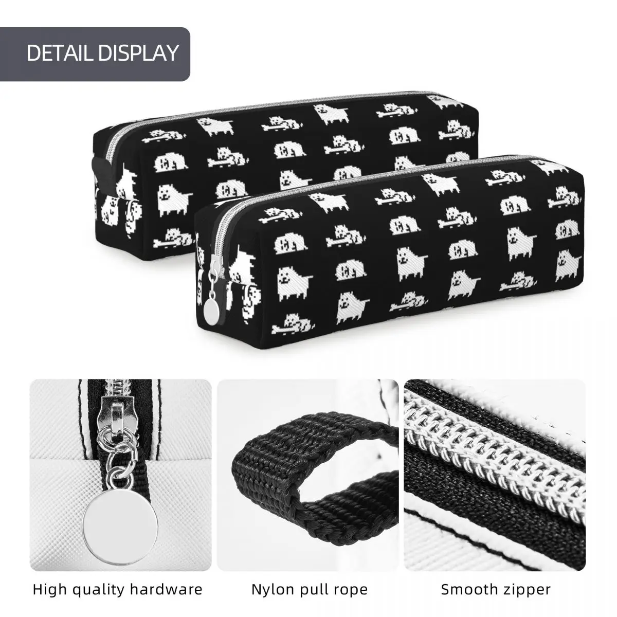 Annoying Dog Game Frisk Pencil Cases Undertale Pencilcases Pen Box for Student Big Capacity Bags School Supplies Stationery