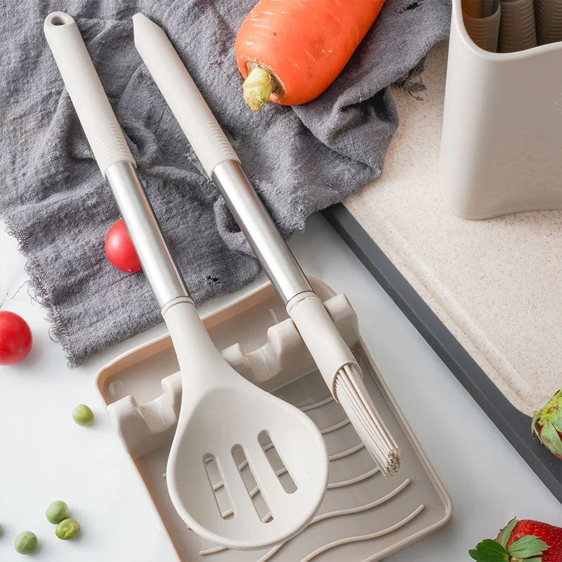 13 Silicone kitchen utensils, nonstick cookware sets, cookware spatulas, blenders, shovels, stainless steel handles, kitchen too
