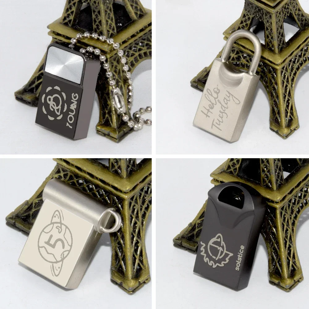 100 개/몫 도매 미니 펜 드라이브 2.0 4GB 16GB USB 플래시 드라이브 32GB 64GB 8GB usb 키 thumbdrive USB Memoria 스틱