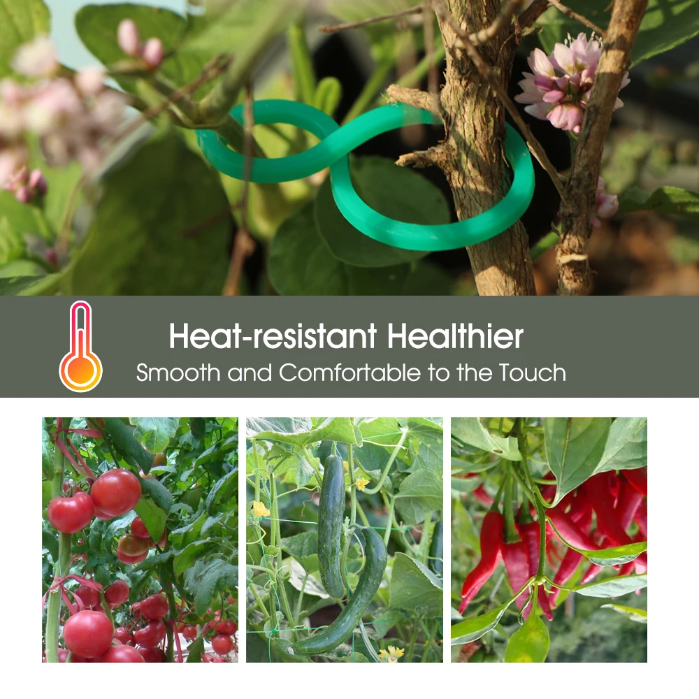 30-100PCS Plastic Garden Plants Support Clip Reusable for Greenhouse Agriculture Vegetable Tomato Vine Fixed Climb Clamp Buckle