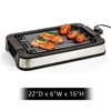 Smokeless Grill, Countertop Electric Griddle, Portable BBQ Grill with Temperature Control LED Display, Dishwasher-Safe 2