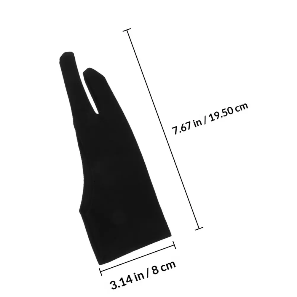 아티스트, 디자이너, 엔지니어를 위한 3Pcs 프리미엄 안티 스머지 드로잉 장갑, 그래픽 태블릿 펜 디스플레이 트레이싱과 호환 가능