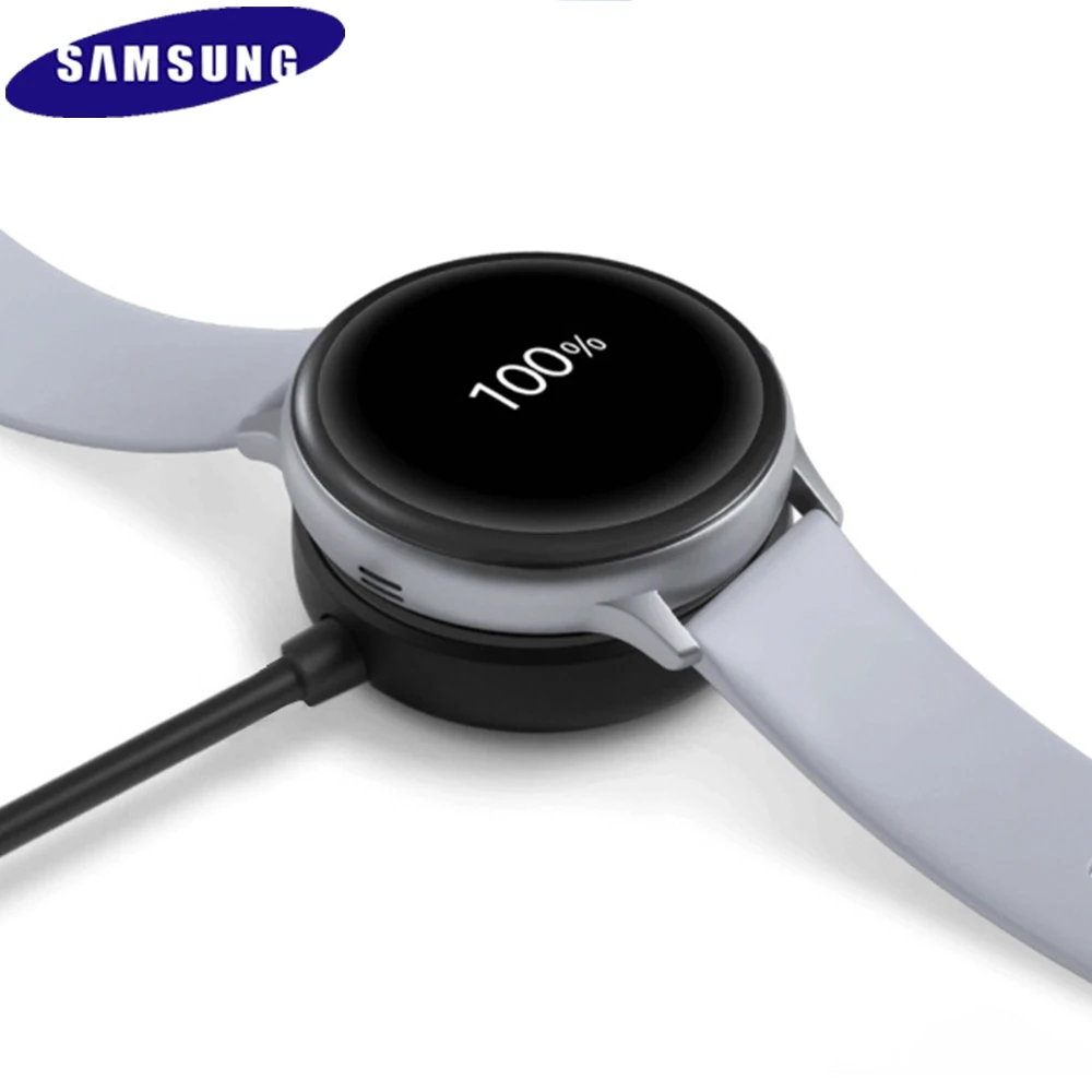 Original SAMSUNG Active 1 2 Watch 4 Wireless Charging Cable R820 R830 R500  Smart Watch 40mm 44mm Wristband Charger Adapter Line _ - AliExpress Mobile