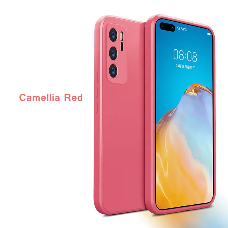 Luxury Original Liquid Silicone Soft Phone Case Cover