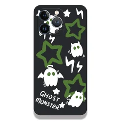 Spooky Halloween Ghost Monster Silicone Phone Case - Soft and Fun Protective Cover - iPhone 12 Mini (Style 3)