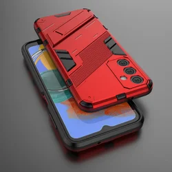 Shockproof 360° Protective Bumper Case with Lens Cover - SAMSUNG A05S (Red)