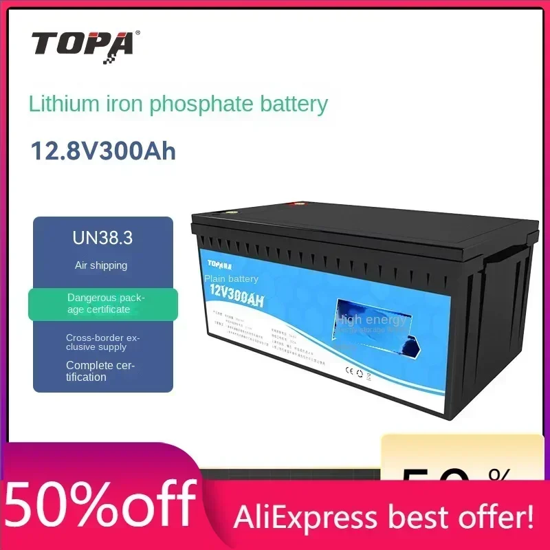 

Powerful 12V300AH LiFePO4 Battery for Industrial, Home Energy Storage, Backup Power, RV, Solar Energy