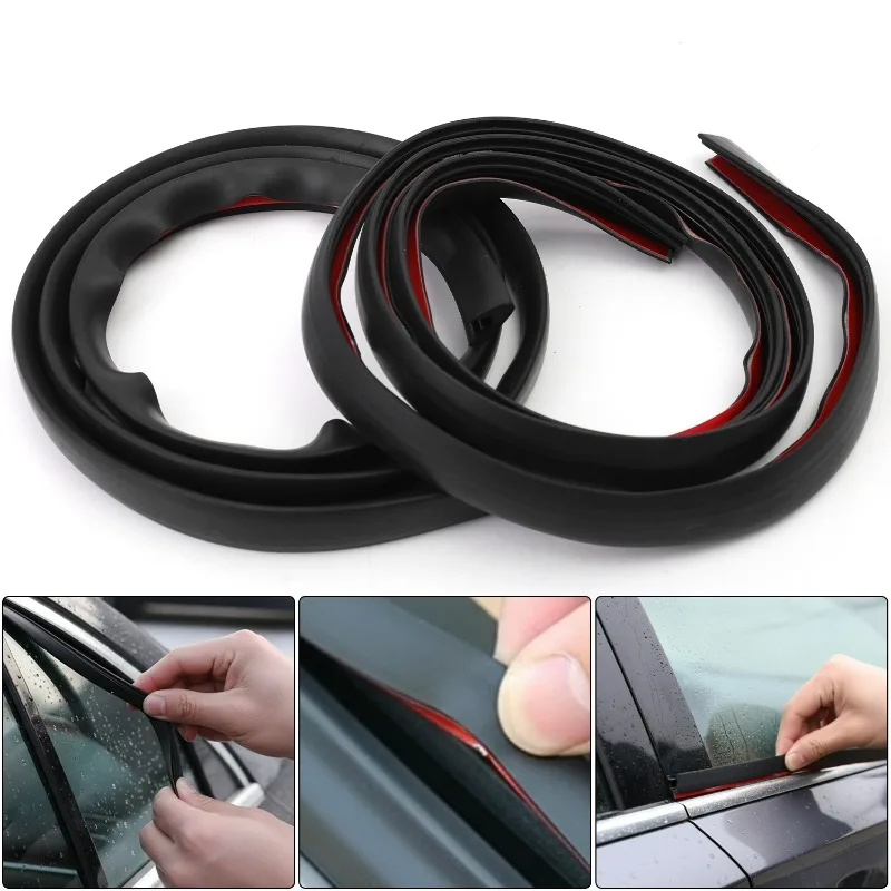 Car Door Rubber Seal Strip Filler Car Door Weatherstrip for B Pillar Protection Sealant Strip Sealant Noise Reduction for Auto