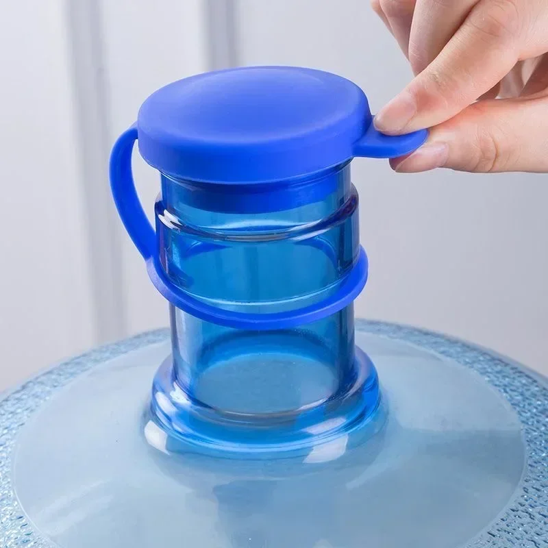Description Picture 4 of item5/1Pcs Replacement Water Bottle Cover Reusable Food Grade Silicone Lid 5 Gallon Water Bottle Lids With Leak-proof Inner Plugs