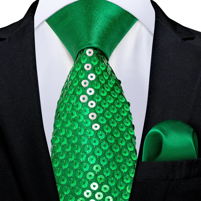 Dibangu – Ensemble De Poche À Paillettes Pour Hommes Et Femmes, Vert,  Paillettes Brillantes, Accessoires De Scène - Cravates & Col Amovible -  AliExpress