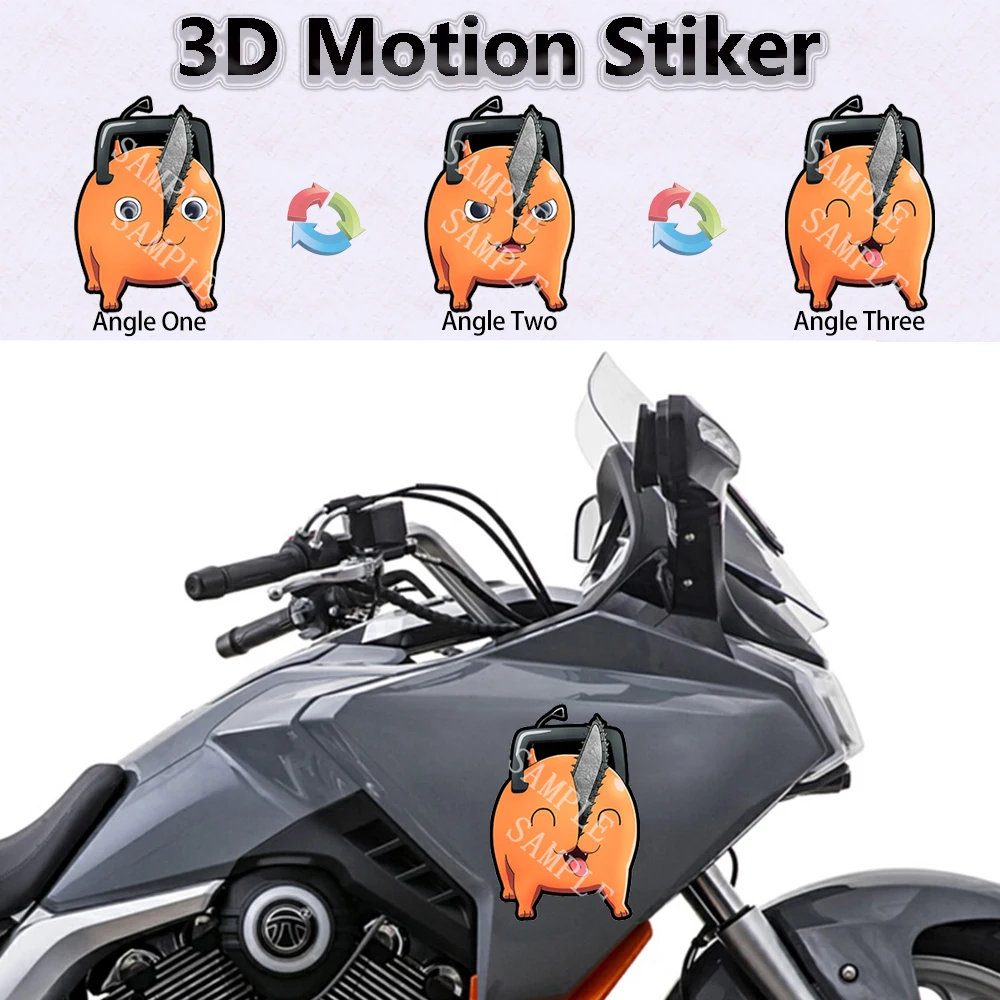 Tanio Pochita Chainsaw Man Anime 3D Motion Sticker sklep