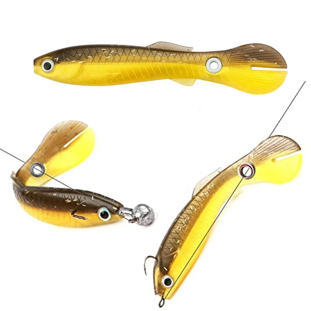 Soft Bait Bionic Fishing Lure Artificial Silicone Mock Lure Bounce