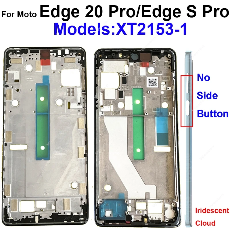 Motorola Moto Edge Plus Edge S Pro Edge 20 Pro Edge S30 중간 프레임 하우징 LCD 전면 프레임 베젤 수리 부품 용 중간 프레임