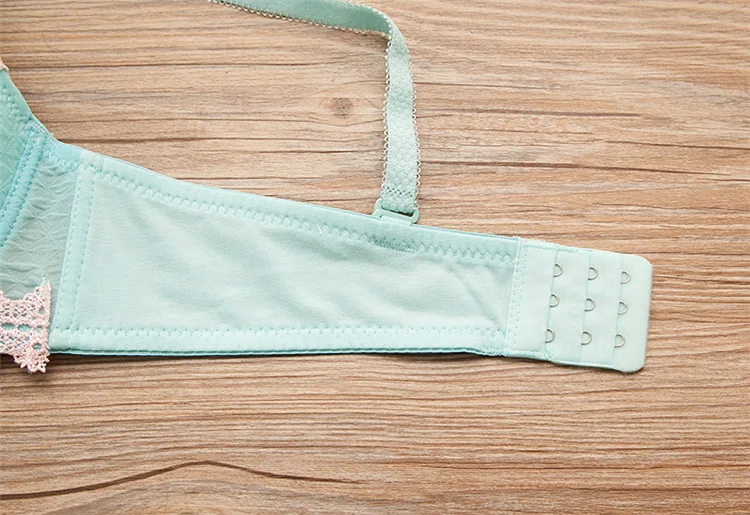 Vintage Girls Bra Set Sexy Thin Bras Pantys Women Seamless Brassiere Low Wasit Fiess Underwear Set Adjustable Plaid_voghion.com