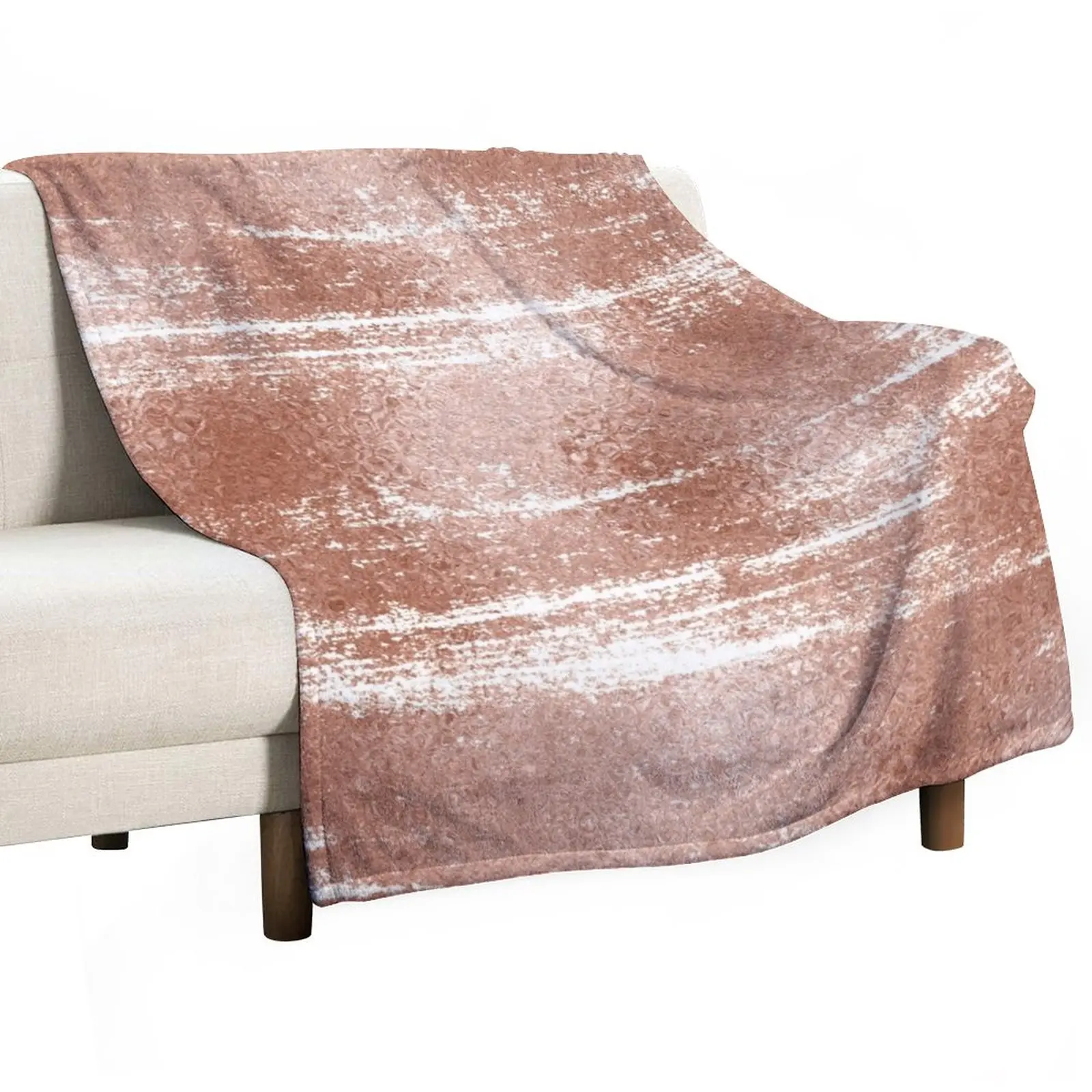 

Rose Gold Dust Throw Blanket Fluffy Softs Dorm Room Essentials anime Fluffys Large Blankets