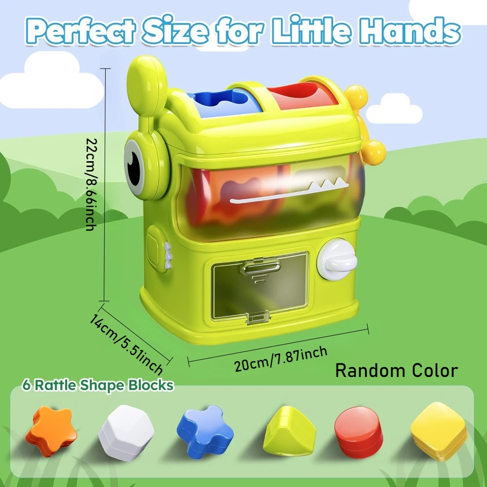 Children's Building Block Color And Shape Classification T, Sensory Toy Matching Games, Fine Motor Skills Education_voghion.com