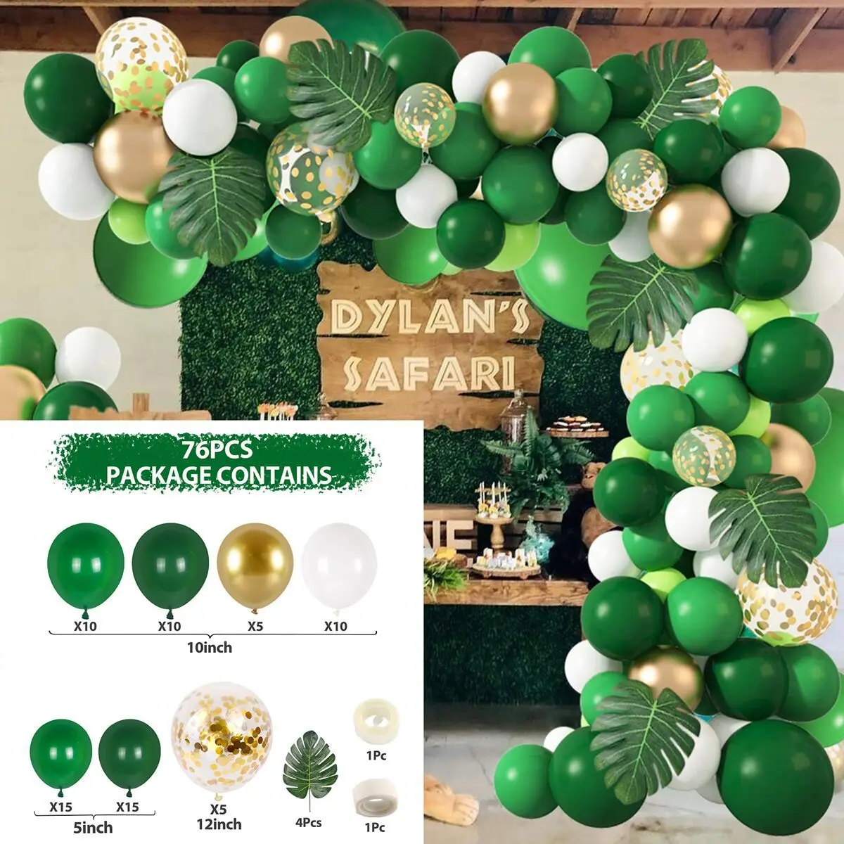 76pcs balloons