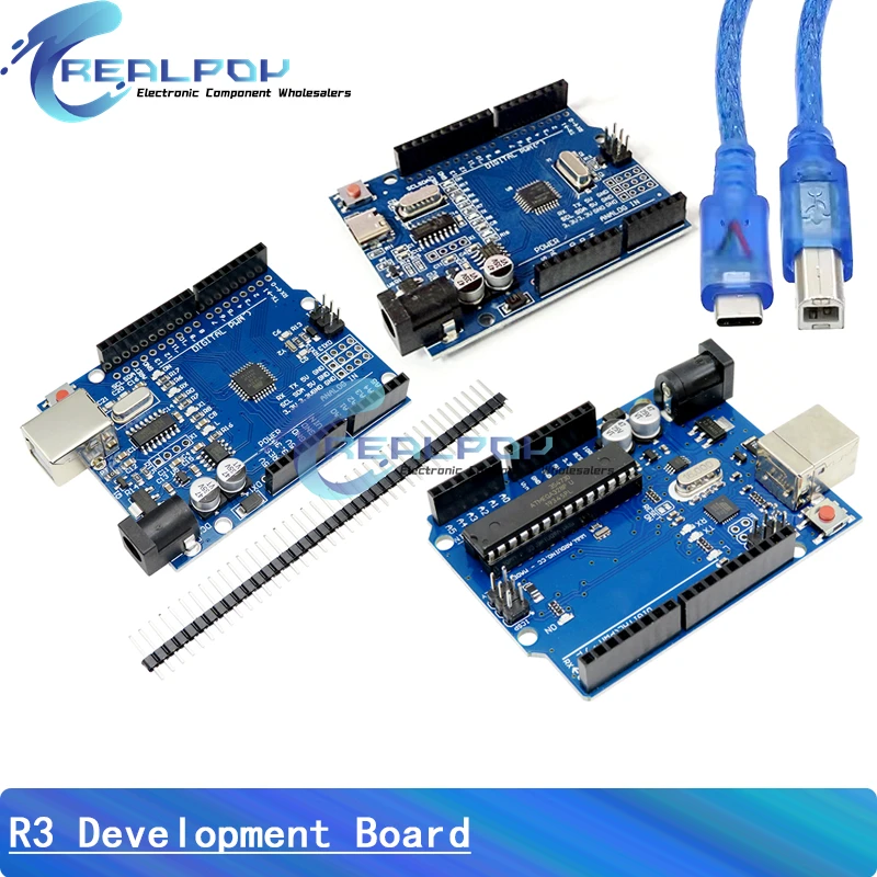 Advanced R3 Development Board with SMD Chip and USB Connectivity