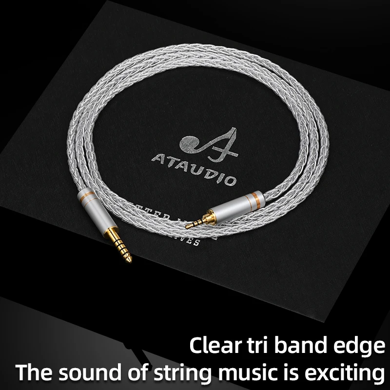 ATAUDIO Headphone Upgrade Cable 4.4mm to 2.5mm Black 4