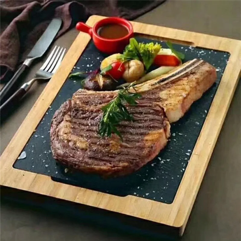 Wooden Tableware Dish Steaks | Wooden Restaurant Supplies | Restaurant
