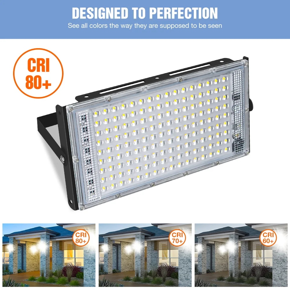 200W Led Flood Light 220V Street Lamp LED Projector Outdoor Lighting Floodlight Foco LED Spotlight Refletor Wall Lamp Landscape