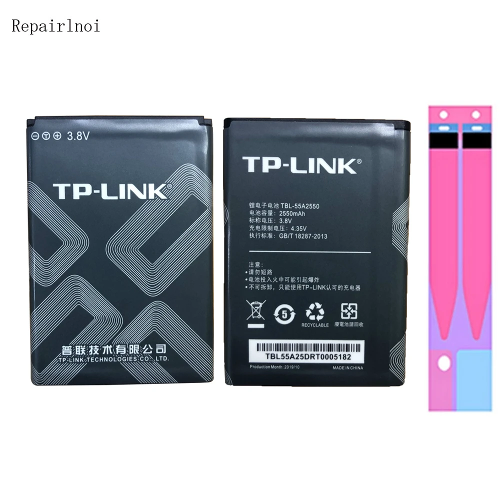 acceptere slogan Dyster 100% Original 2550mAh TBL 55A2550 Cell phone Battery For TP LINK M7350 TL  TR961 2500L WIFI Batteries High Quality| | - AliExpress