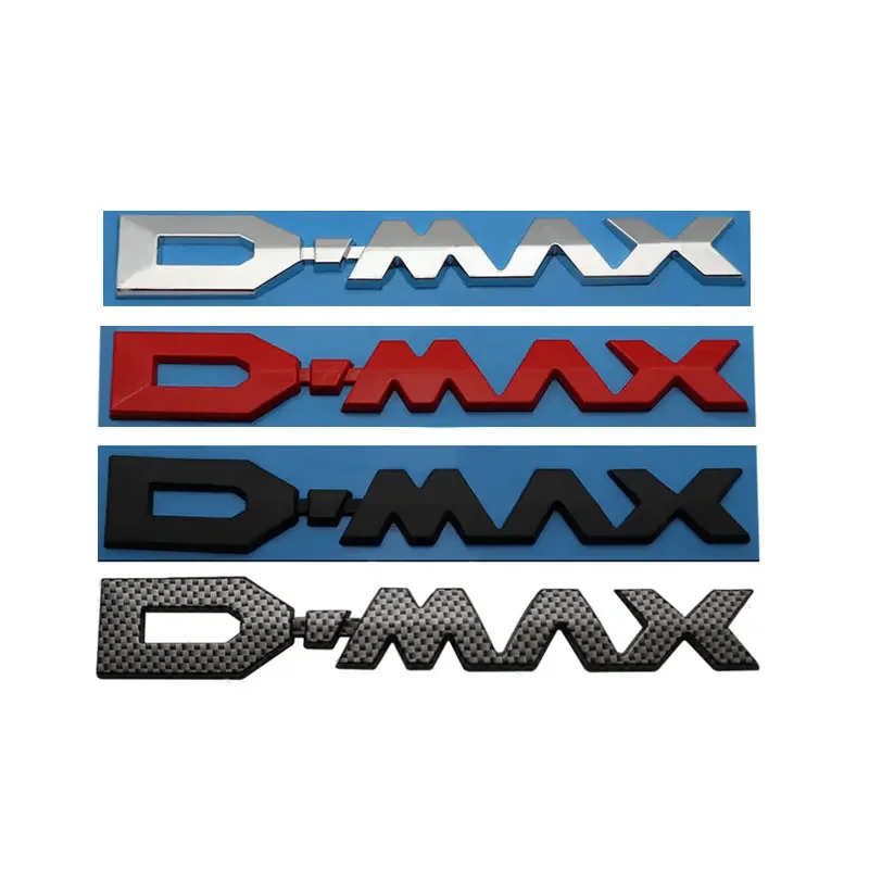 ISUZU D-MAX MU-X JIM 프론트 후드 로고 용 DMAX 편지 배지 자동차 스티커 액세서리 새 오래된 엠블럼 픽업 트렁크 라벨
