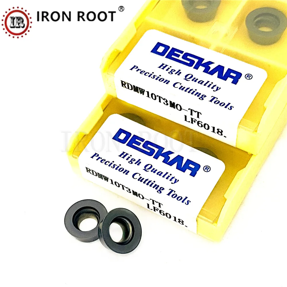 

DESKAR RDMW 10T3MO 1204MO,1605MO -TT,LF6018 Milling Inserts Carbide Insert CNC Milling Machine Tool for EMR5R,EMR6R ,EMR8R