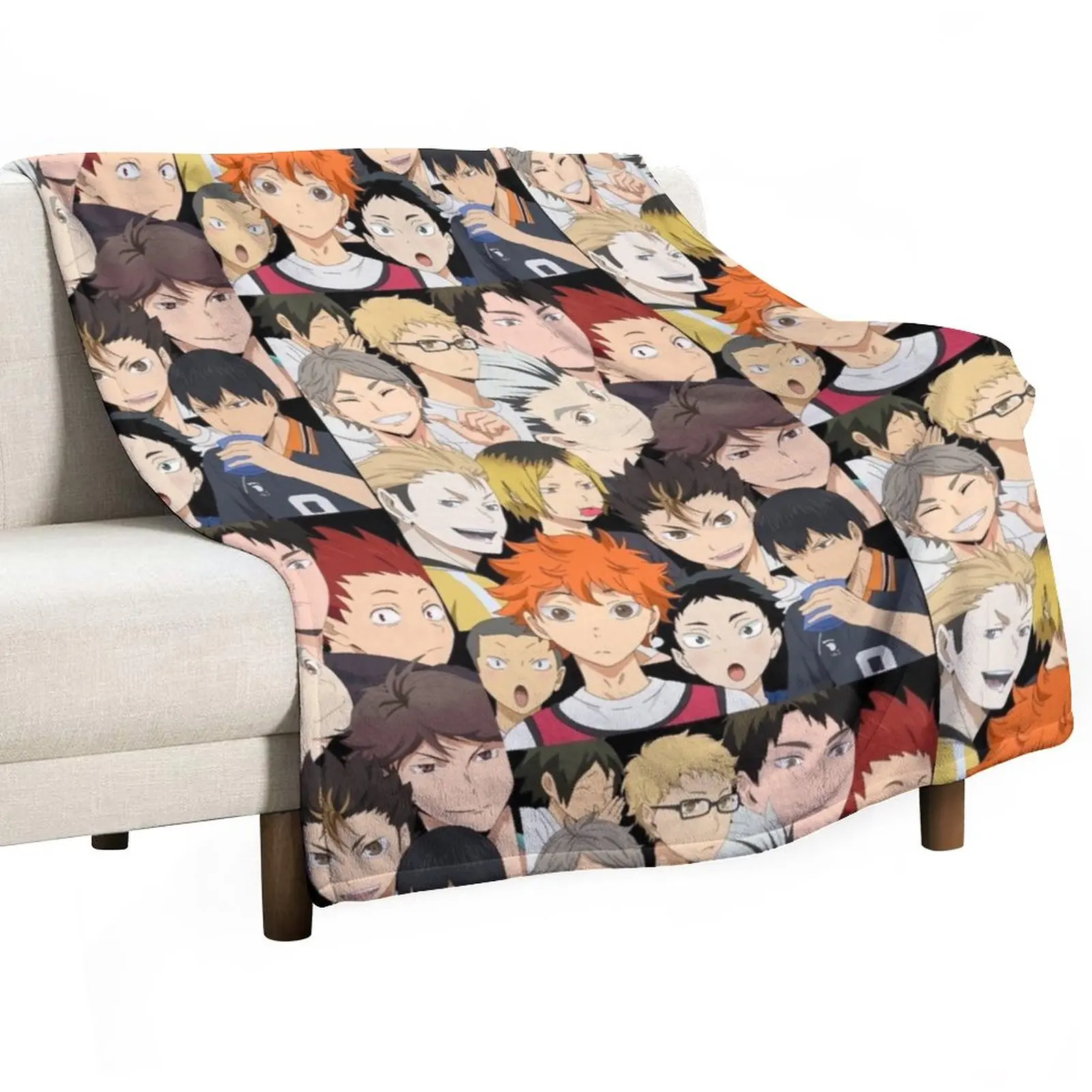 

Haikyuu! Throw Blanket fluffy blanket Blanket Sofa bed plaid Hairy Blanket