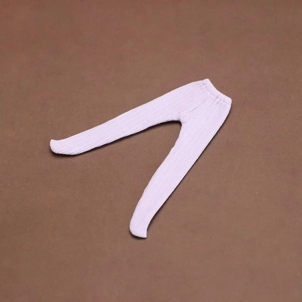 New Cotton Leggings for 1/6 BJD Dolls Elastic Knitted Pants Mini Leggings Socks Clothes for 30cm Dolls DIY Accessories