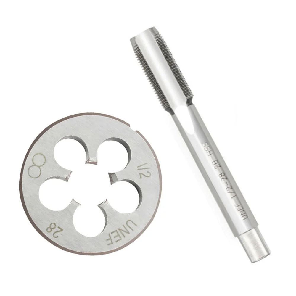 1 Sätze 1/2"-28 Pistolenmithing-Gewindebohrer + Matrizensatz (1/2" x 28) für 9 mm, 223, 5,56, 22LR 1/2x28 Gewindebohrer + 1/2x28 Matrize für die rechte Hand – Detail 16