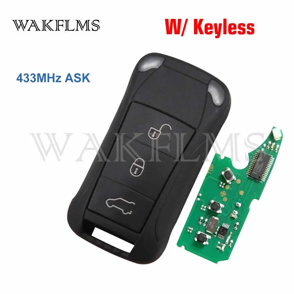 Keyless Full Smart Flip Remote Car Key Fob 433MHz HITAG2 46 CHIP For
