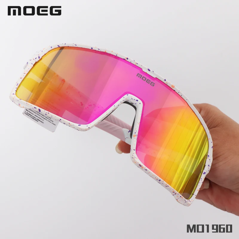 MOEG Photochromic UV400 Protection Sports Sunglasses Mens Cycling