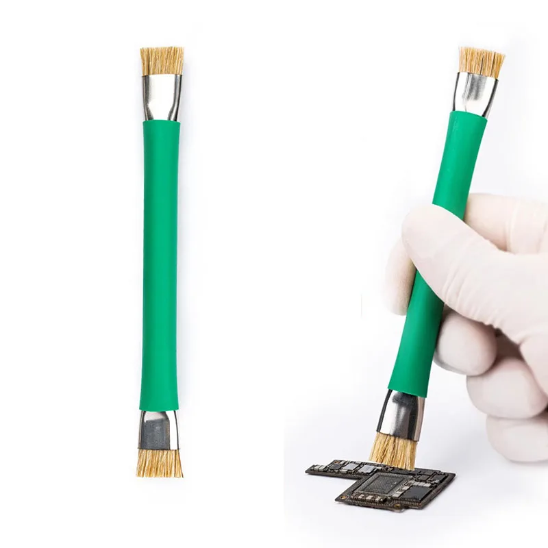 

1PCS high quality Anti static dual head brush PCB motherboard cleaning brush for CPU chip glue solder removal tools