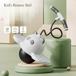 Frog Jump Long Height Exercise Bouncing Ball for Children's Balance and High Jump Training (Panda Style)