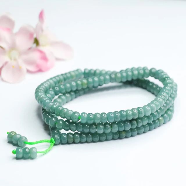 High Ice Grade A Myanmar Jadeite Round Jade Beads For Jewelry Making Diy  String Bracelet Beaded Necklace Jewellery Accessories - AliExpress