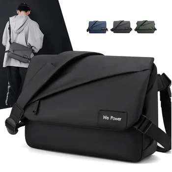 Borsa a tracolla da uomo con tracolla a tracolla, moda casual, multi-capacità, designer militare, borsa a tracolla da uomo in nylon da lavoro