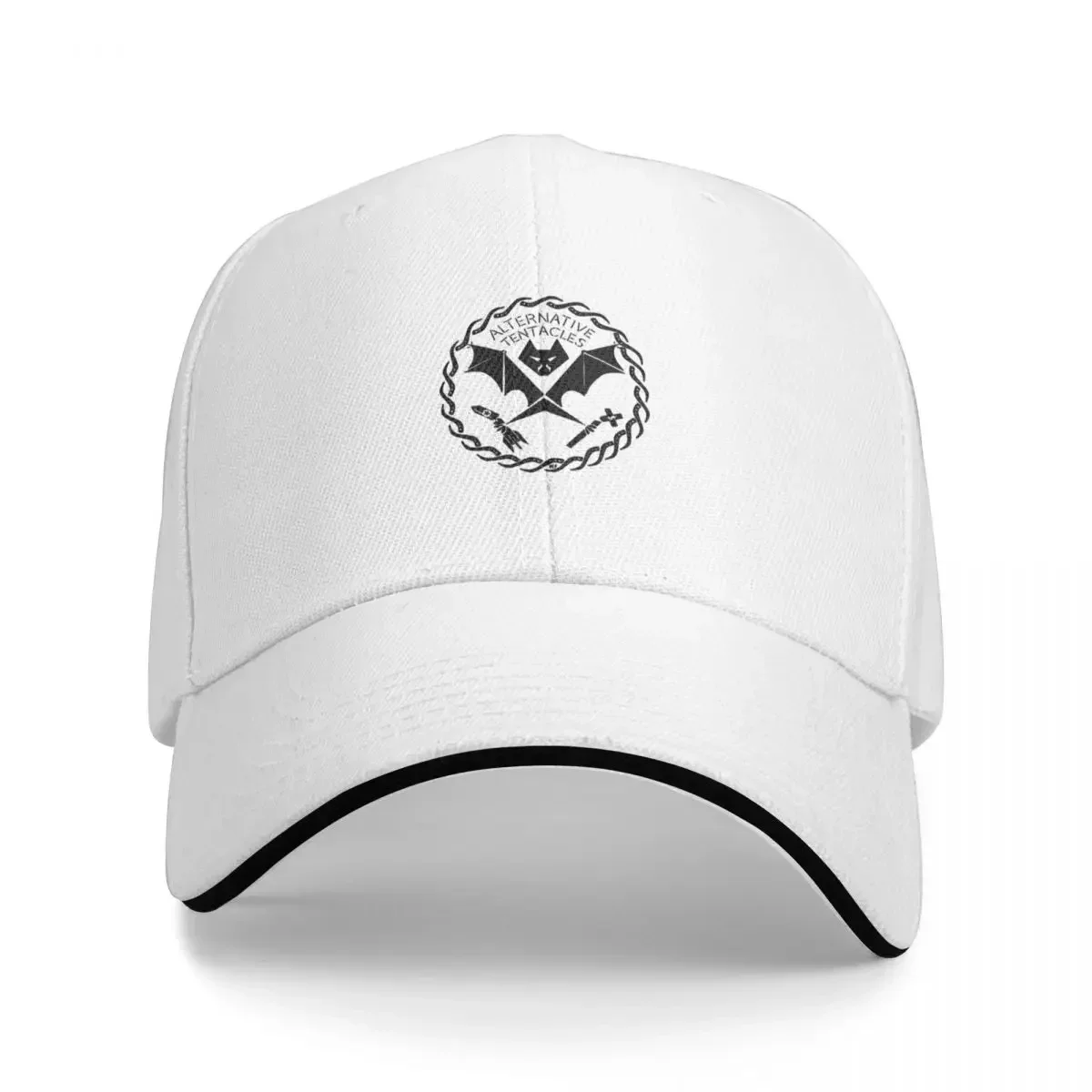 

Alternative Tentacles Ghost Logo Classic Cap Baseball Cap Luxury hat hat luxury brand Fashion beach hats for men Women's