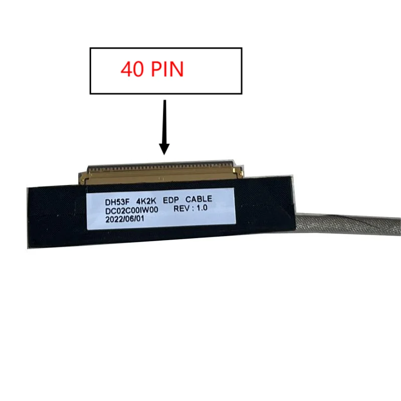 カスタマイズされたLVDSケーブルLEDコンバーター、30ピンから40ピンへの変換コネクタケーブルアセンブリ（LCDラップトップスクリーン用） Deal4GO 30ピン 60Hz FHD LCDケーブル 6017B1241401 LVDS eDPケーブル 交換用 Acer P
