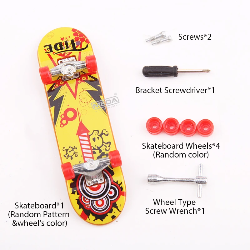 Profession doigt embarquement bricolage rampe parc doigt Scooter doigt planche à roulettes avec pont en métal Skate camions enfant poche jouets cadeau