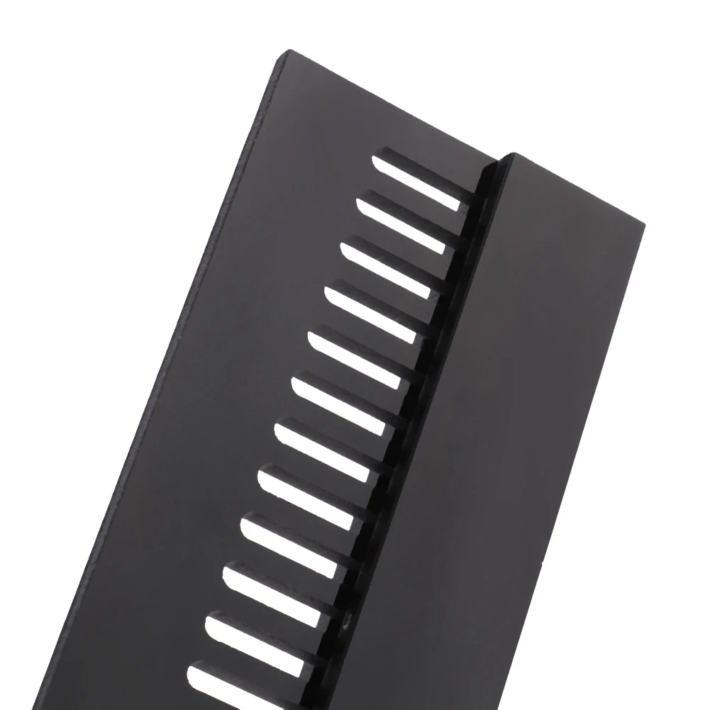 Aquarium Comb Marine Sump Comb Overflow 320mm Length Black Aquarium Fish Weir Overflow Removable Marine Sump