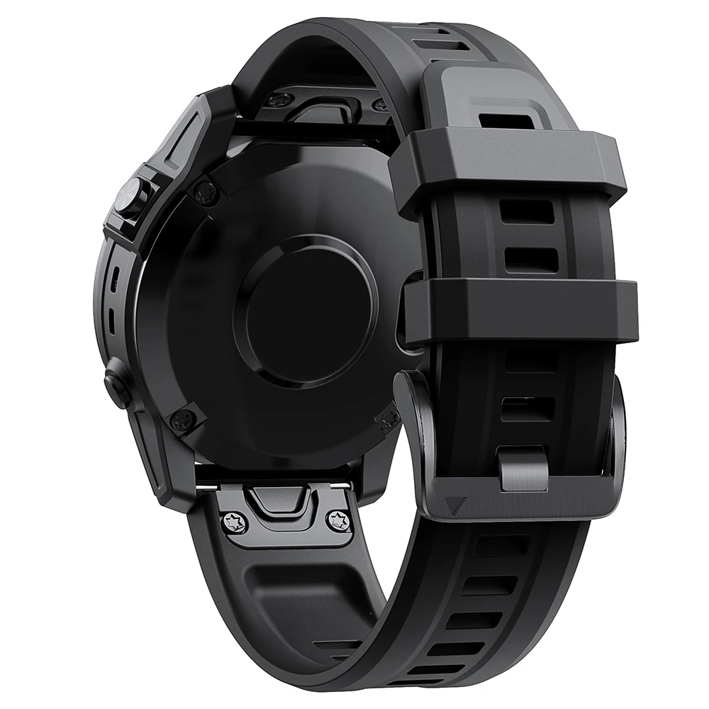 26 22MM Official Watchband for Garmin Fenix 7 7X Epix/Coros VERTIX/VERTIX 2 Watch Quick Release Silicone Easyfit Wristband Strap 
