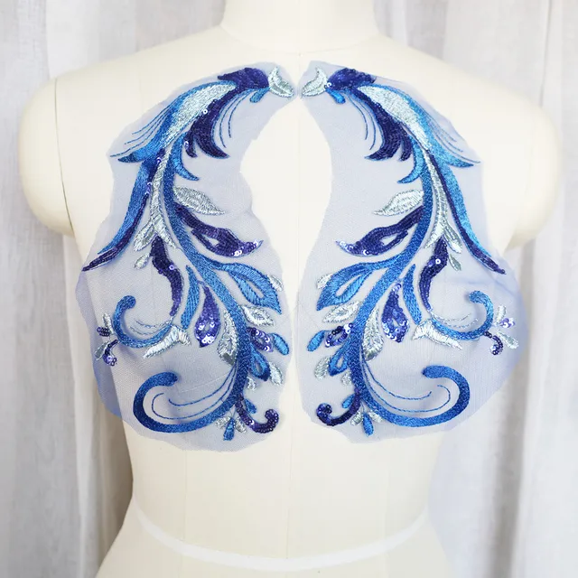 Set 24 Toppe Di Pizzo Ricamate - Applique Floreali Per Decorare Abiti, Borse E Accessori - Foto 7