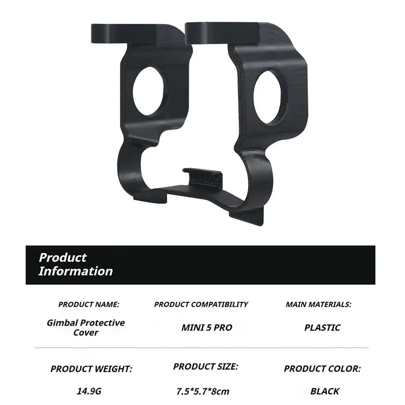 Protection Cardan DJI Mini 5 Pro - Pare-soleil & Coque ABS