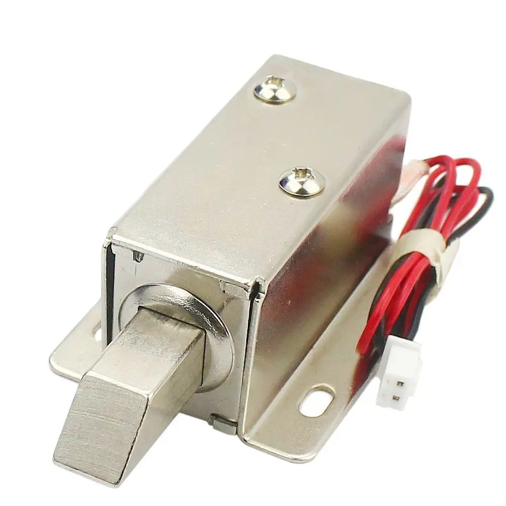 Kleine DC Bolzen Schloss Access Control Elektronische Schloss Türschloss  12V Elektrische Steuerung Lock Verdecktem Magnet Lock - AliExpress