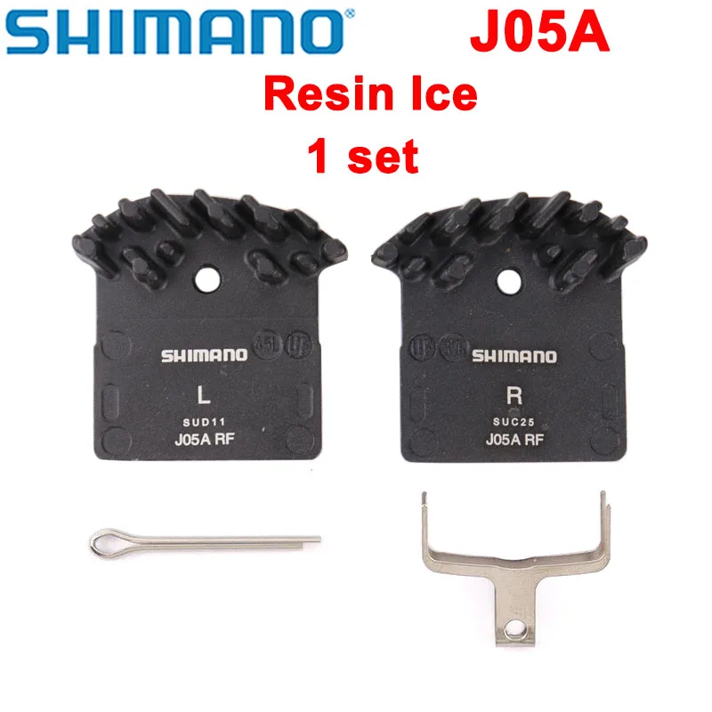 Shimano G05S J03A J05A J04C Brake Pad DEORE SLX XT Resin Metal Cooling Fin Ice Tech Mountain M7000 M8000 M9000 M6000 M785 M675