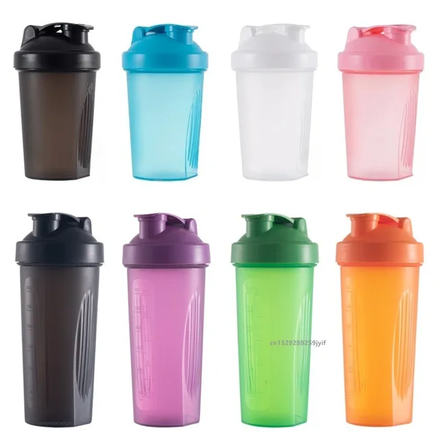 1pc Portable Protein Shaker 400ml/600ml Fitness Bottle with Whisk Ball for Fitness Enthusiasts Athletes For Outdoor Gym Sports 6
