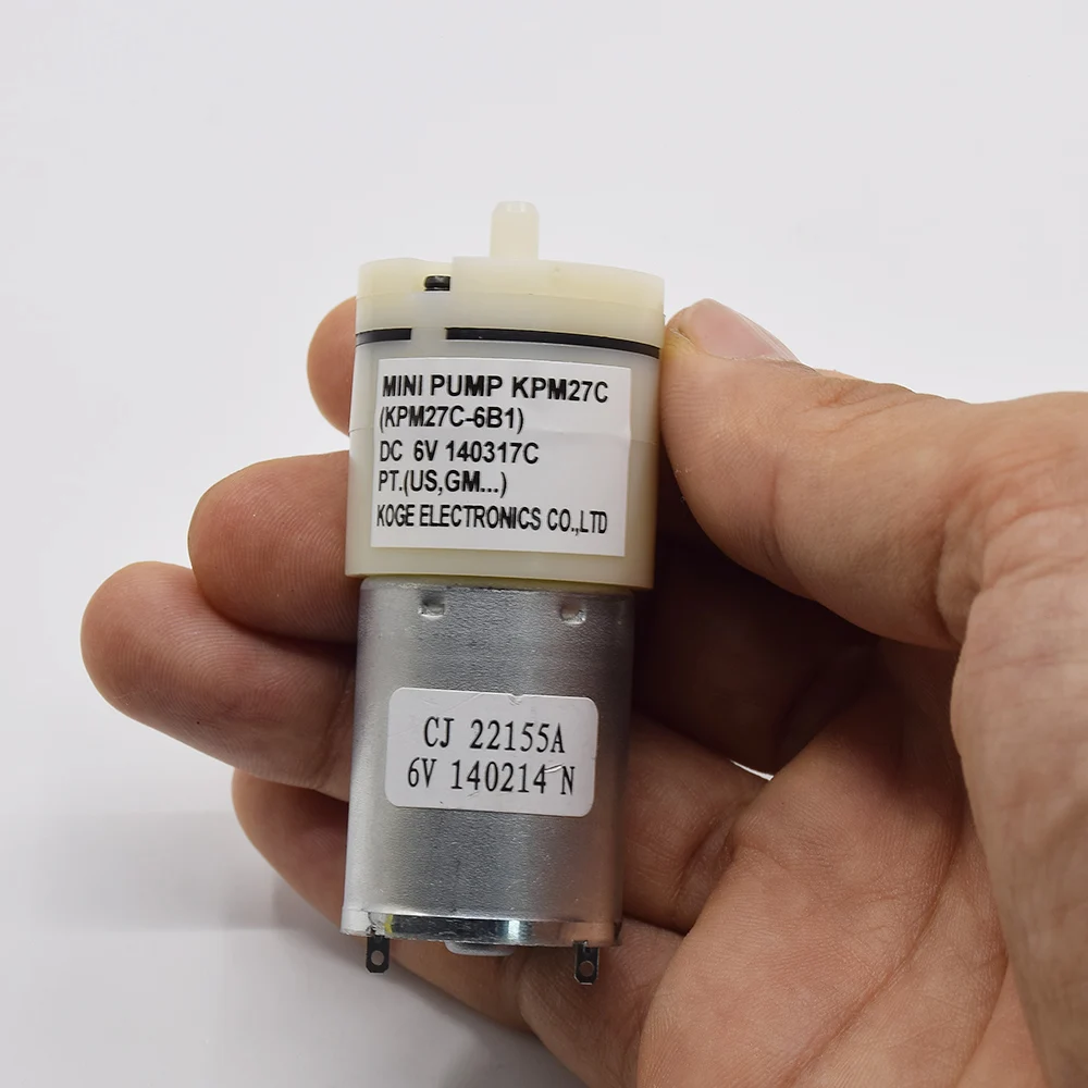 KOGE KPM27C/KPM27J/KPM27V Air Pump DC 5V 6V Mini 370 Motor Diaphragm Air Pump for Sphygmomanometer/ Aquarium Fish Tank 3