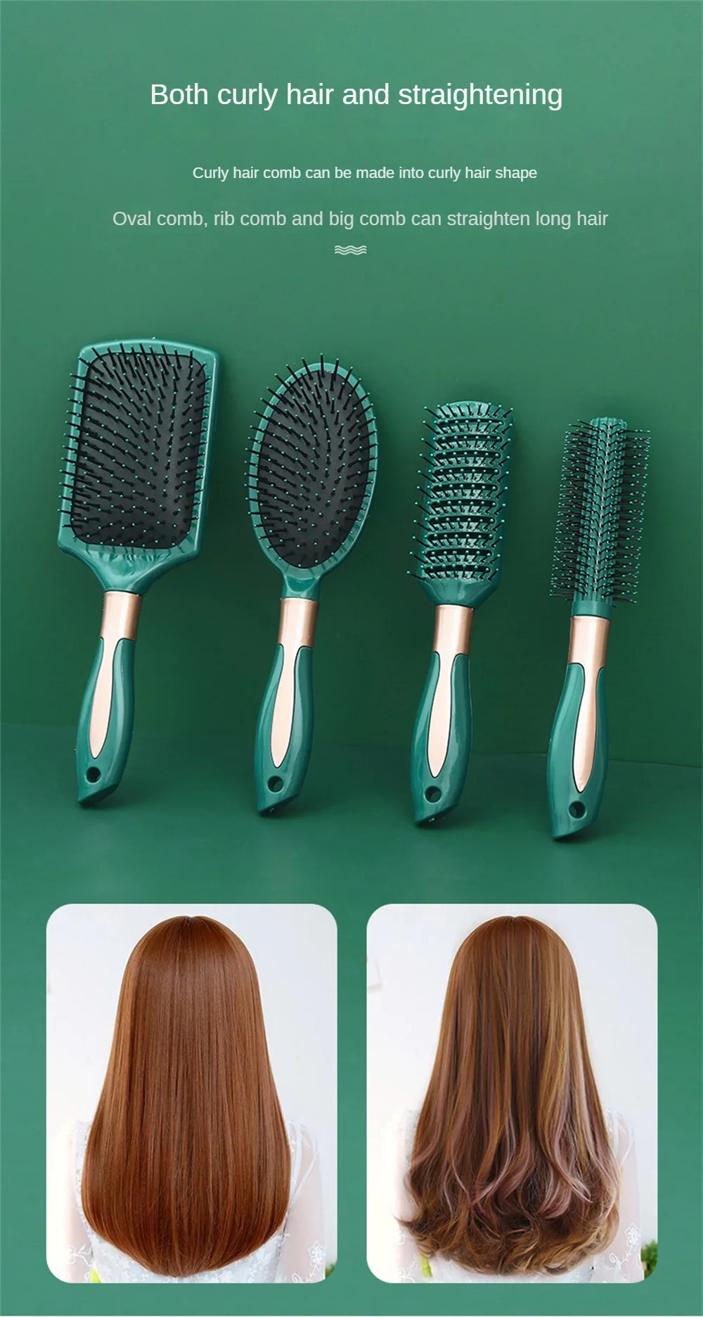 Description Picture 5 of itemScalp Massage Head Massager Hairdressing Styling Tools Anti-static Comb Hair Comb Hair Brush Scalp Massage Comb