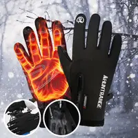 Windproof Touchscreen Finger Snow Ski Gloves For Men Women Waterproof Winter Gloves Cold Weather Non-Slip Thick Fleecing Mittens 2